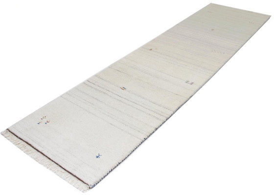 Image 1 of Original Modern Indo Gabbeh Woll Teppich 298 x 80 cm Top Zustan