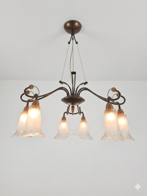 Metal-Lux Murano Glass Pendant Lamp