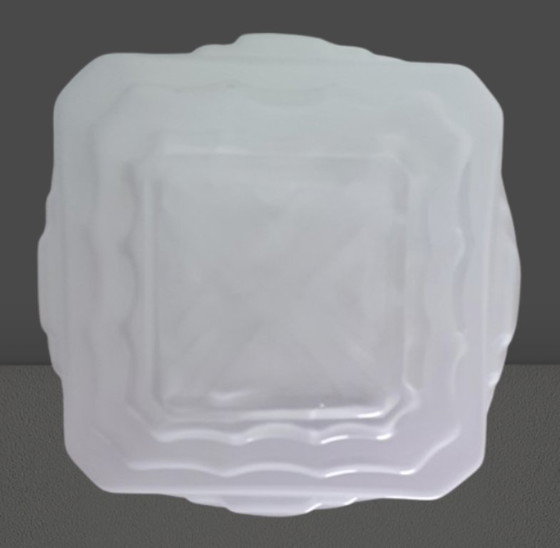Image 1 of Art Deco hanglamp opaline glas 