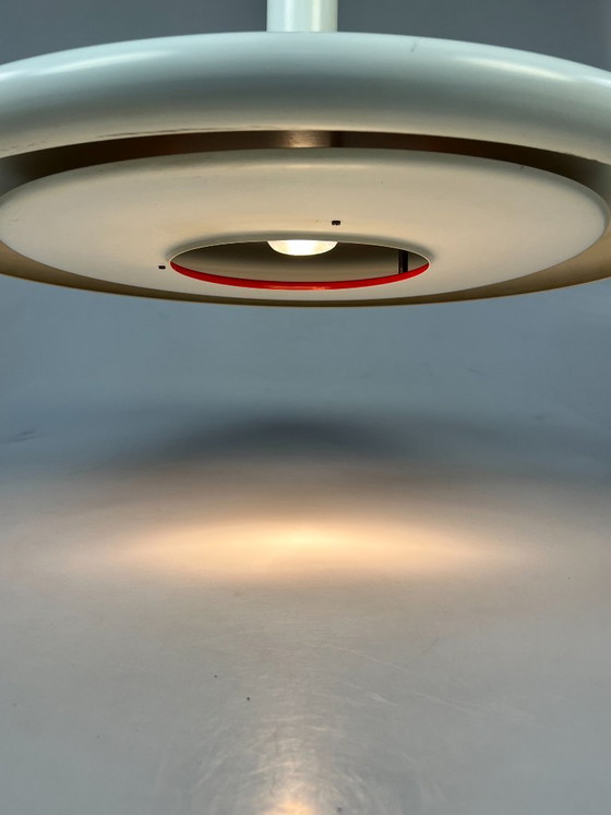 Image 1 of Vintage Optima Hanglamp, Hans Due, Fog & Mørup Denemarken, 1970's