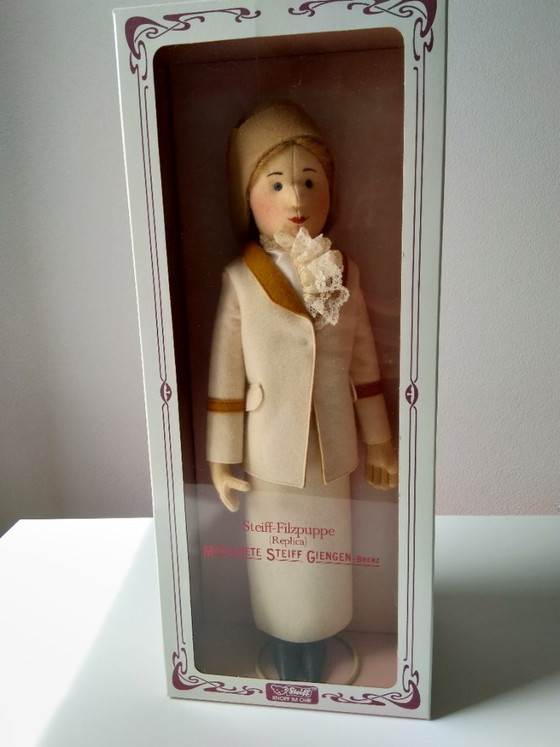 Image 1 of Steiff Filzpuppe Filzpuppe Tennis Lady Betty 1986-1987