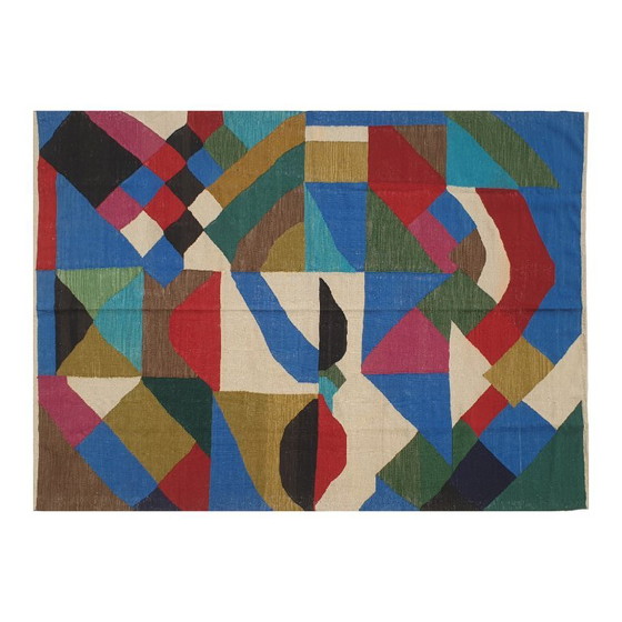Sonia Delaunay Composition N°2 Rug Tapestry | Edition 3/8 | Wool | 176×250 cm – Rugs & carpets, Cotton (photo 3 of 12)
