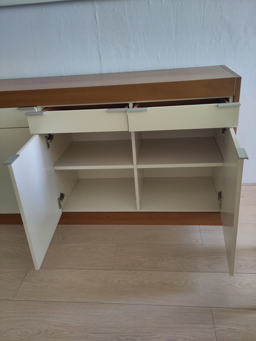 Pastoe sideboard cherry wood cream white