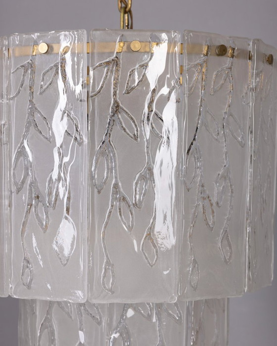 Image 1 of Vintage kroonluchter van Murano-glas uit de jaren 60, Italiaans design.