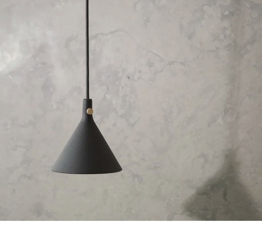 Lámpara colgante con menú fundido, forma 1, 3 unidades, nueva en caja