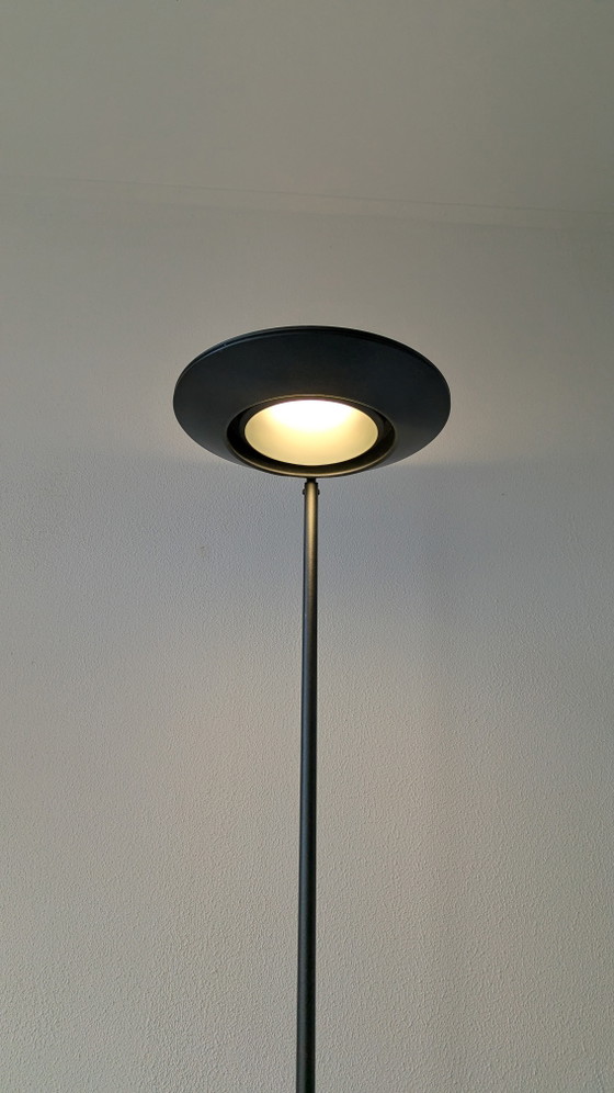 Image 1 of Metalarte zwarte stalen vloerlamp, gemaakt in Spanje.