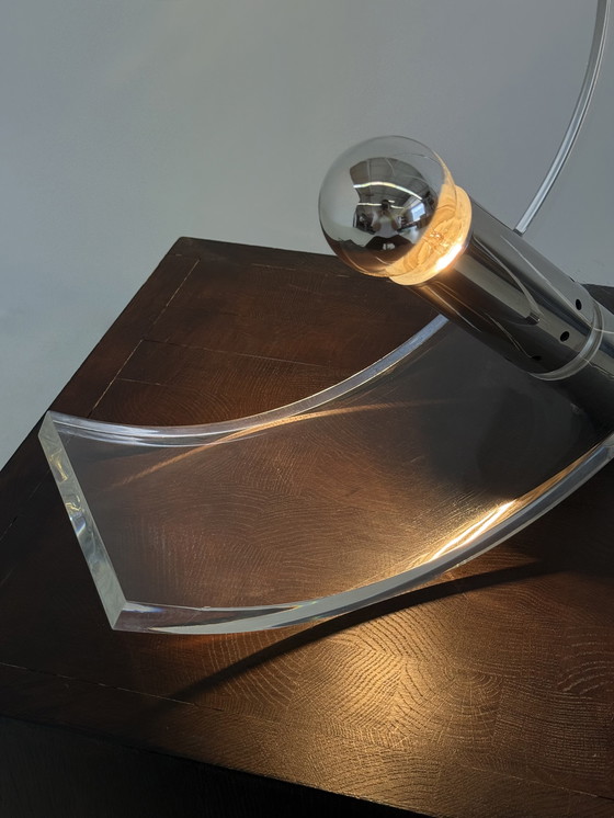 Image 1 of Lampe de table en plexiglas de François Arnal pour Atelier A