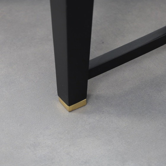 Image 1 of Seltenes Set aus vier Esszimmerstühlen mit hoher Rückenlehne, Italien, 1990er Jahre