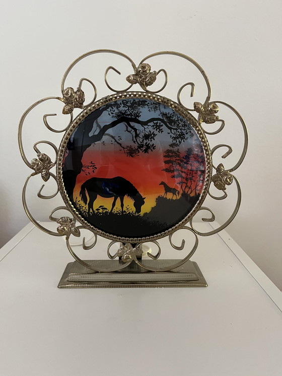 Image 1 of Lampe de cheval vintage des années 1950 ou 1960