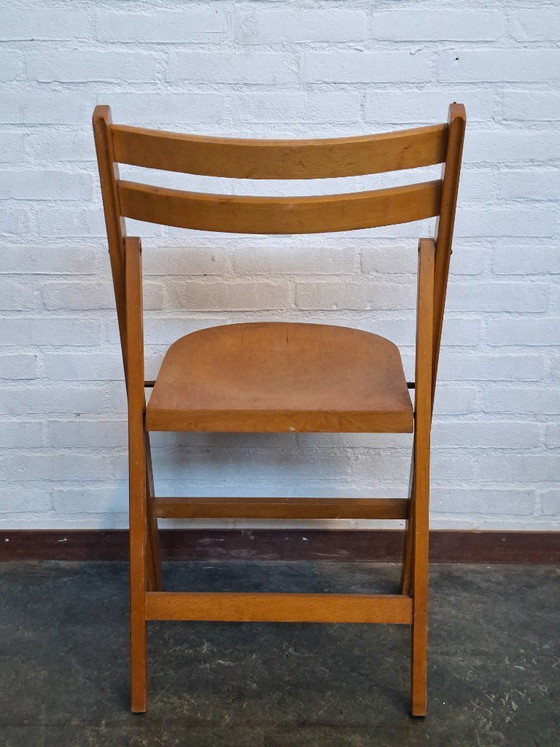 Image 1 of 6 chaises pliantes vintage