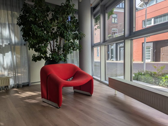 Image 1 of Pierre Paulin - Artifort Groovy Silla M F598 en Rojo - lote de 2