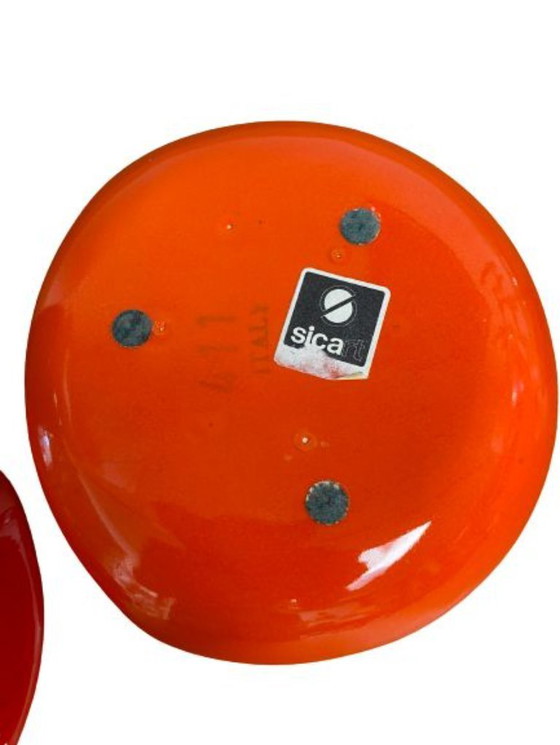 Image 1 of Cendrier vintage - Boccato/Gigante/Zambusi - Sicart - Faïence - Space Age - 1960