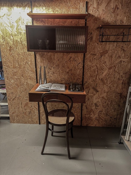 Image 1 of Mobiletto da parete vintage - scaffale - scrivania - credenza