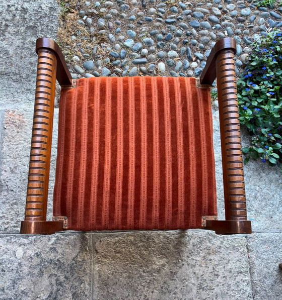 Sgabelli per pianoforte (3) o panca da toeletta – Textile, Wood (photo 4 of 6)