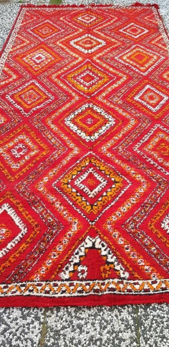 Image 1 of Handgeknoopt Berber kleed wol 356x174cm