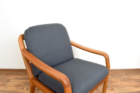 Mid-Century Danish Teak Armchair from Dyrlund, 1970s – Textile, Wood (photo 9 of 10)