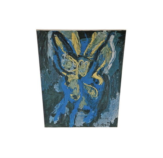 Serigrafía de Karel Appel sobre lienzo. – Litografías y grabados, Textile (photo 2 of 13)