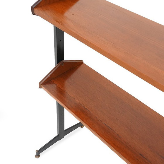 Image 1 of Bookcase with metal uprights, 1950s