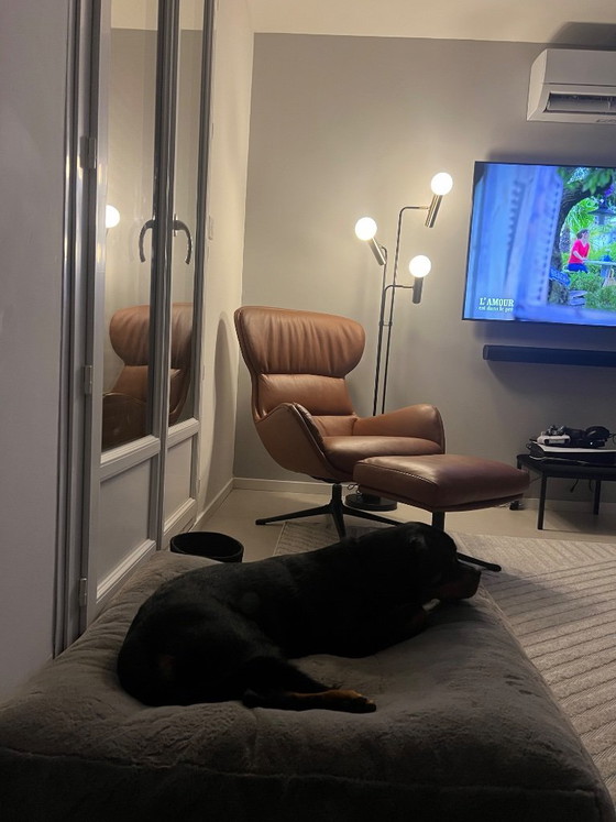 Image 1 of Boconcept Reno+ designer armchair with footrest