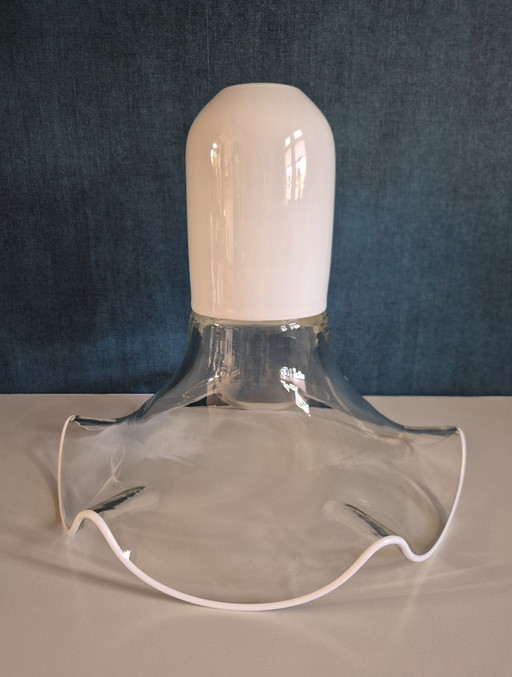 Lampe pendante vintage / Leucos / Design italien 1970