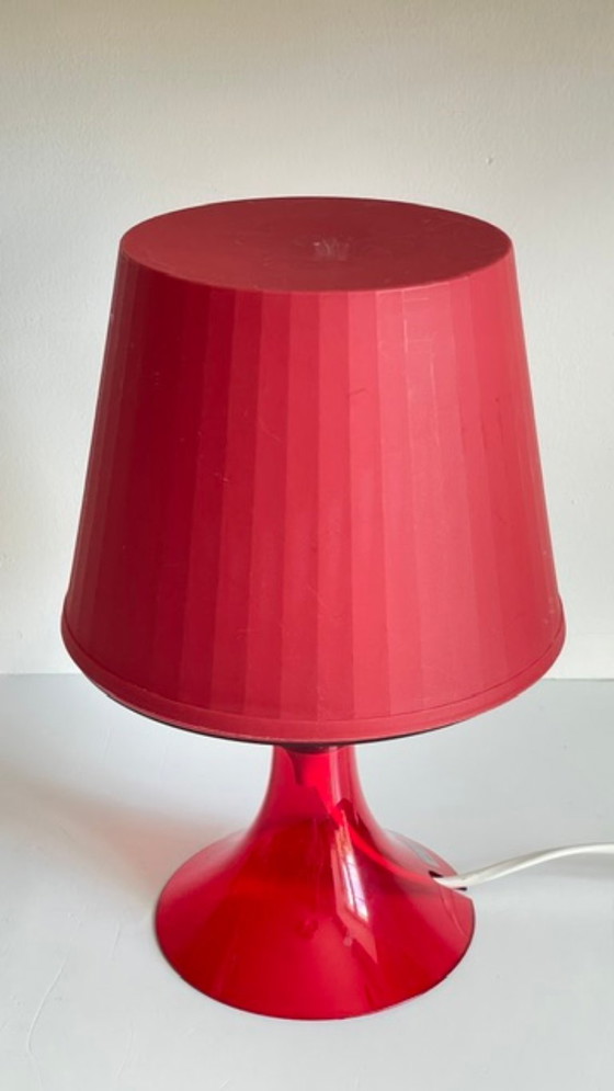 Red Ikea Vintage Lamp – Table lamps, Plexiglass (photo 13 of 24)