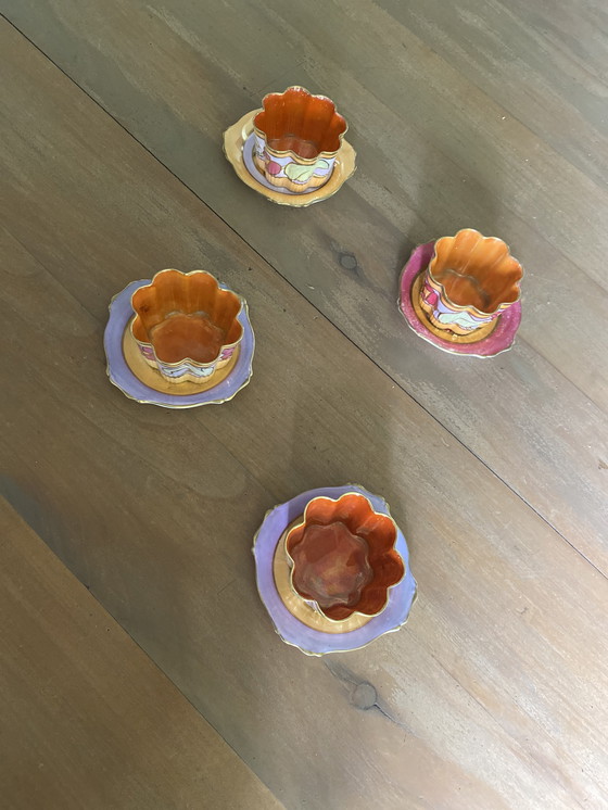 Image 1 of Paragon Rainbow bowls and saucers