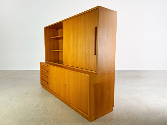 Image 1 of Midcentury WK Möbel Teak Sideboard II Armoire Étagère Vintage