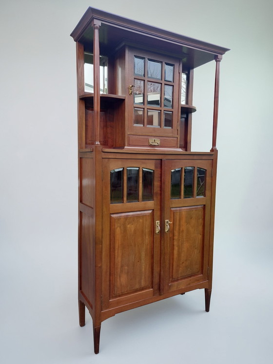 Image 1 of antique Amsterdam School sideboard