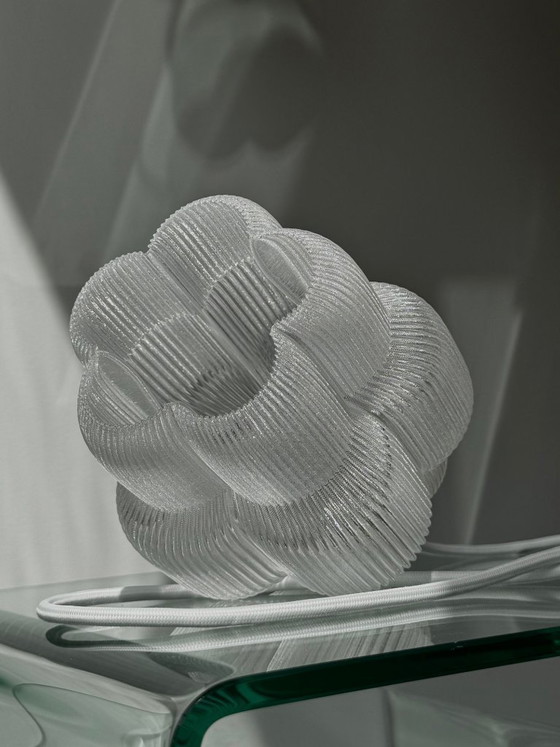 Image 1 of Petulia M "Snow White" ByLucop - Organic Sculptural Pendant Lamp - Artisan 3D Printed Design