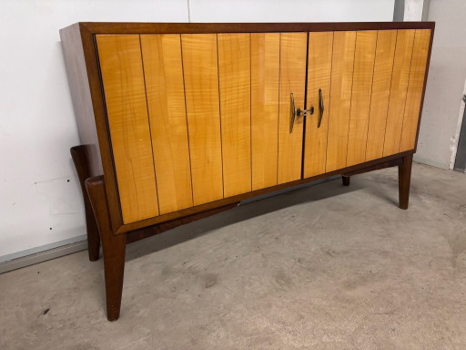 Buffet bas Mid-Century Modern Exclusif de Karl Brand (KBS) – Design Allemand Top Années 50