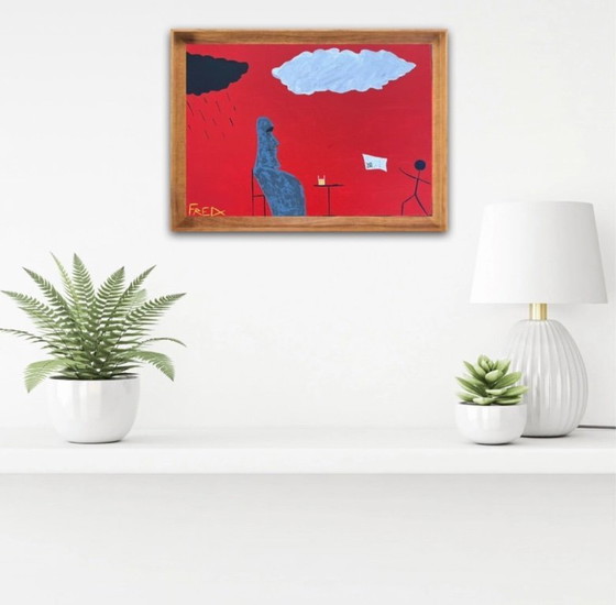 Image 1 of Acrilico su tela 46x33 cm.