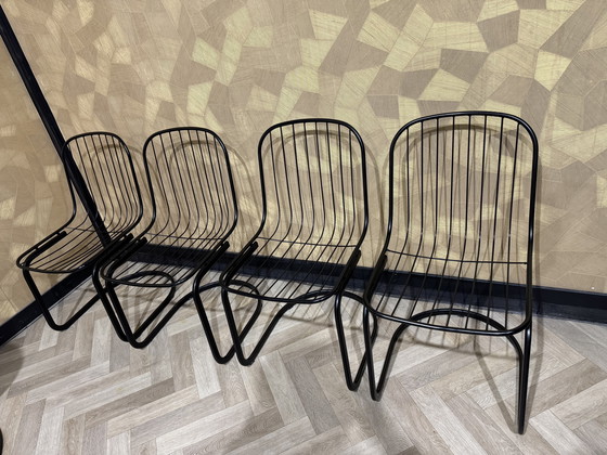 Image 1 of 4 x Gastone Rinaldi high-quality Italian dining chairs