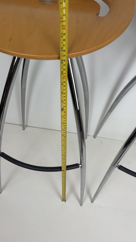 Image 1 of Vintage Magis Lyra set of bar stools Design Group Italia