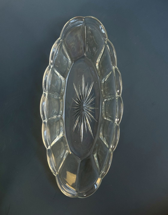 Image 1 of Servizio Brockwitz “Chicago” – Set di 10 ciotole ovali per cetrioli (Art Déco, 1936)