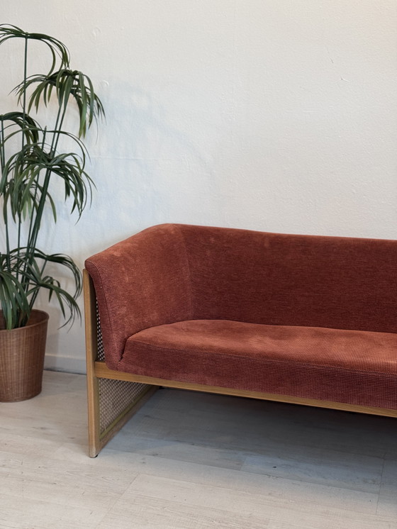 Image 1 of Panca boho vintage anni '70 in fettuccia