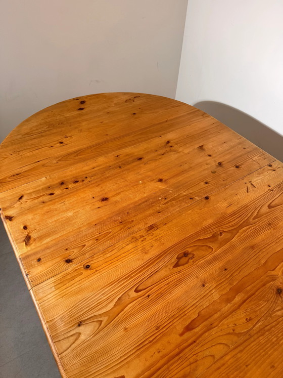 Image 1 of Extendable Pine Dining Table
