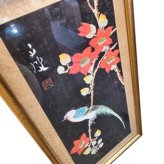 Image 1 of Vintage Chinese painting on silk