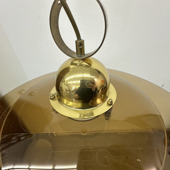 Image 1 of Sölken Leuchten Glass Hanging Lamp, 1970s