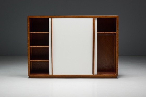 Image 1 of Wardrobe with Integrated Doors by Charlotte Perriand & Atelier Jean Prouvé - 1950s