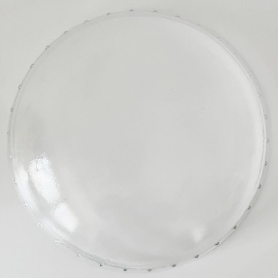 Image 1 of Cuenco de vidrio Kosta Bodo XL con pomos decorativos de vidrio transparente, años 80