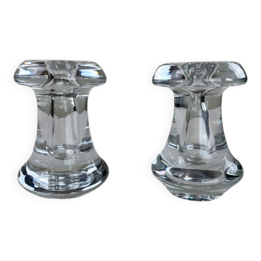 Set van jaren 70 design kandelaars