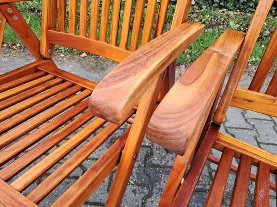 Image 1 of 2 Sunyard Veronica Klapp- und Liegestühle aus Teakholz