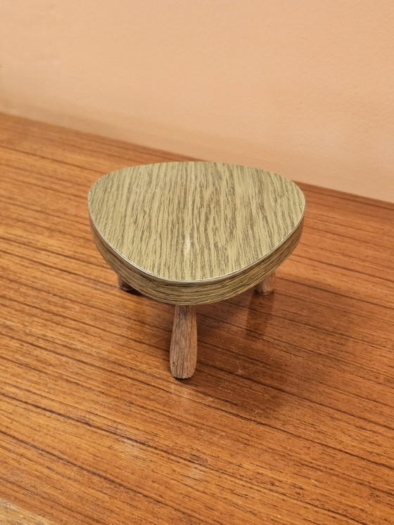 Image 1 of Mini Vintage Plantentafeltje Tafeltje Bijzettafeltje Tafel