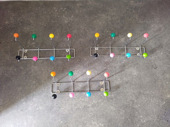 Image 1 of Popart Sputnik Porte-manteaux - 3x - Vintage