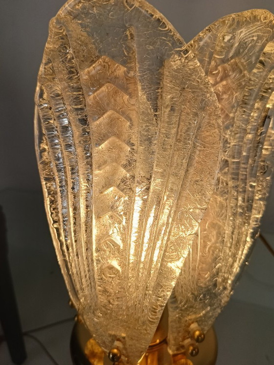 Image 1 of Italian Murano Glass Petali Table Lamp, 1970s