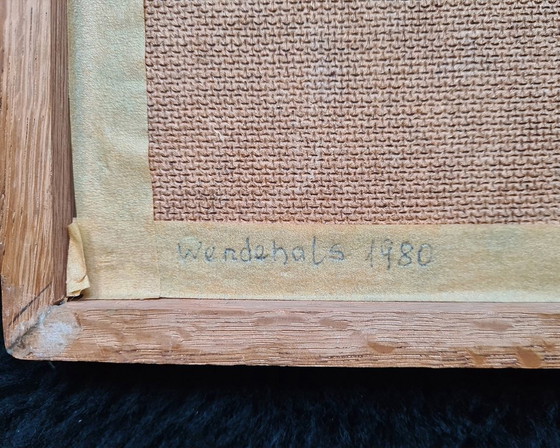 Image 1 of Landelijk bloemrijk schilderij van de impressionistische schilder Prof. August A. Wendehals.