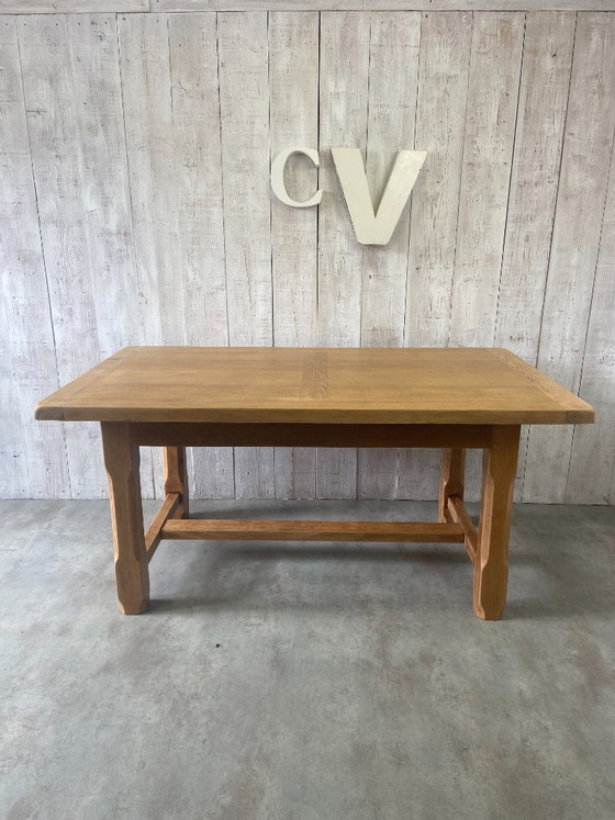 Image 1 of Oak farmhouse table 160x90cm