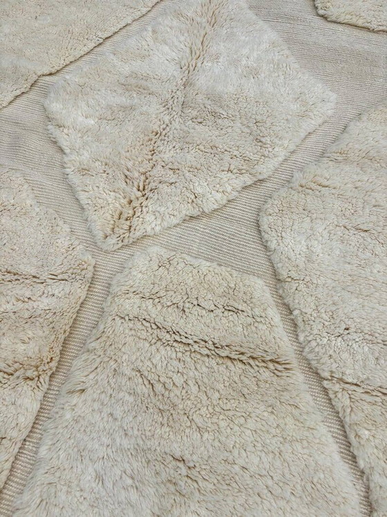 Handwoven wool rug - Plain rug - Moroccan rug 2.5x1.5m – Rugs & carpets, Cotton (photo 10 of 11)