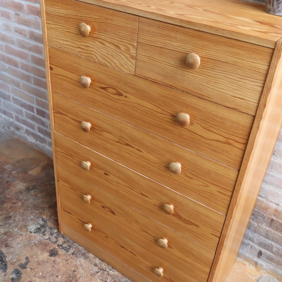 Image 1 of Commode vintage des années 1970, en bois clair