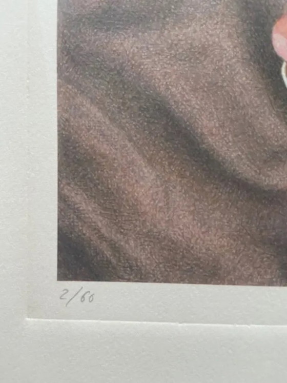 Image 1 of Manolo Fuster. Lithographie « Émotion », édition limitée, signée au crayon